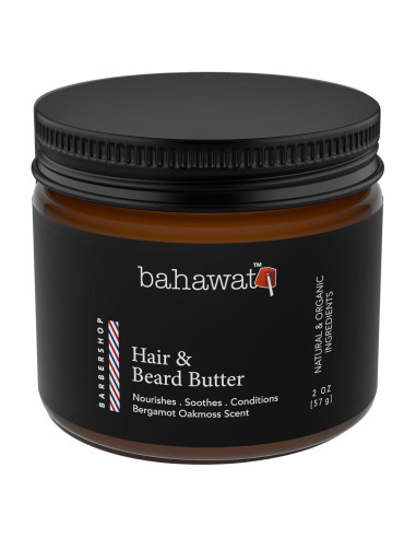 Mantequilla para Cabello y Barba BAHAWAT 150g Acondicionador