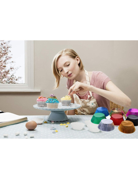 Forros de Cupcake Hadoife - 500 Piezas de Papel Colorido Forros de Cupcake Hadoife - 500 Piezas de Papel Colorido