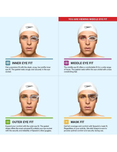 Gafas de Natación Speedo Sprint Transparentes 7500615 2