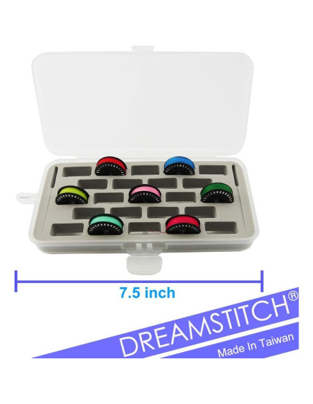 Caja de Bobinas DreamStitch para Bernina 7 y 8 Jumbo - Gris Caja de Bobinas DreamStitch para Bernina 7 y 8 Jumbo - Gris