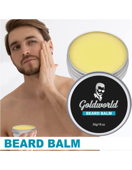 Kit de Cuidado de Barba GoldWorld con Jabón y Aceite Kit de Cuidado de Barba GoldWorld con Jabón y Aceite