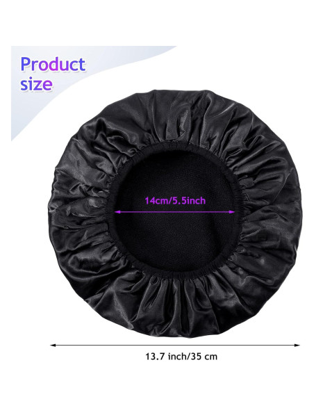 Gorro de Ducha Geyoga 2 Pcs Microfibra Impermeable Patrón Bonito Gorro de Ducha Geyoga 2 Pcs Microfibra Impermeable Patrón Bonito