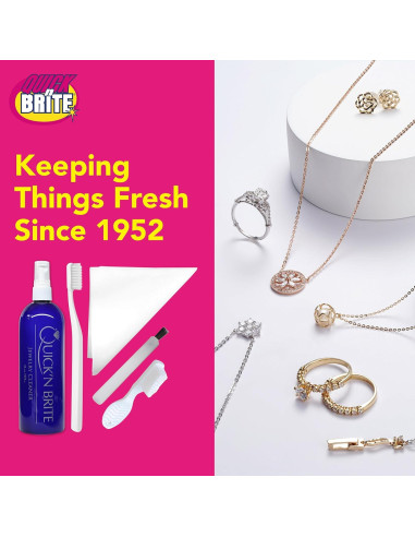 Kit de limpieza de joyas Quick N Brite 16 oz 5 piezas
