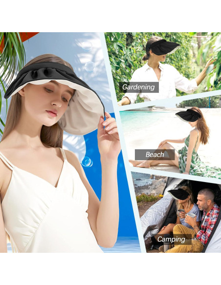 Visera de Sol Plegable para Mujeres - Protección UV 50+ Visera de Sol Plegable para Mujeres - Protección UV 50+
