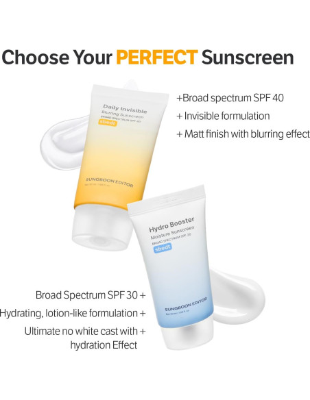 Protector Solar Invisible Daily Blurring SPF 40 SUNGBOON 50ml Protector Solar Invisible Daily Blurring SPF 40 SUNGBOON 50ml