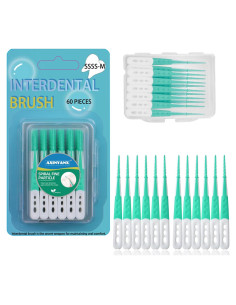 Palillos de Hilo Dental AxiyanX 60PCS con Estuche Portátil