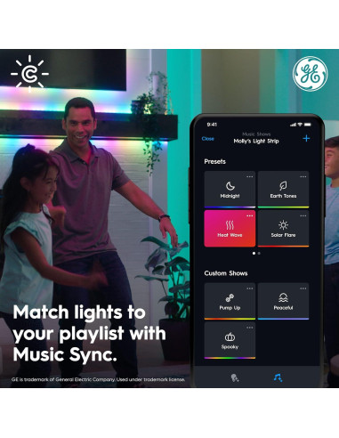 Tira de Luz LED Inteligente Cync 4.88m Multicolor WiFi