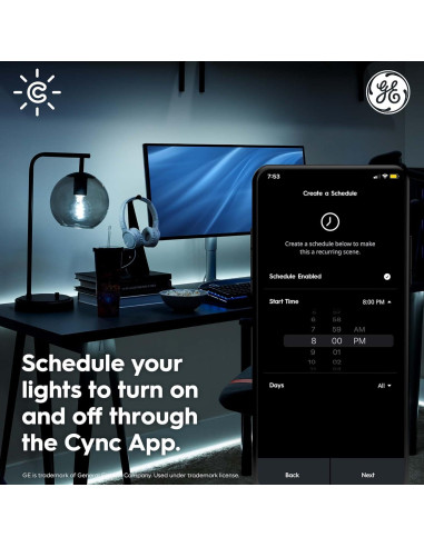 Tira de Luz LED Inteligente Cync 4.88m Multicolor WiFi