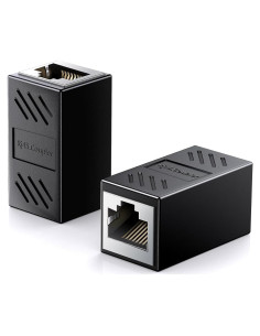Acoplador Ethernet RJ45 Hulami 1000Mbps Paquete de 2