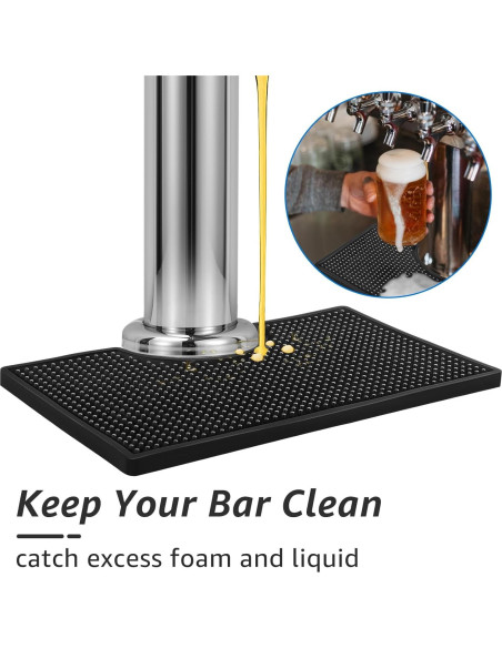 Bandeja de Goteo MRbrew de PVC Antideslizante 30.48x17.48cm Bandeja de Goteo MRbrew de PVC Antideslizante 30.48x17.48cm