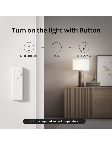 Botón Inteligente ZigBee Tercera Realidad Azul, Control Remoto Botón Inteligente ZigBee Tercera Realidad Azul, Control Remoto