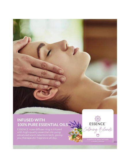 Difusor Nasal Essence Calmante - Aromaterapia Lavanda 30 Usos Difusor Nasal Essence Calmante - Aromaterapia Lavanda 30 Usos