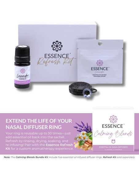 Difusor Nasal Essence Calmante - Aromaterapia Lavanda 30 Usos Difusor Nasal Essence Calmante - Aromaterapia Lavanda 30 Usos