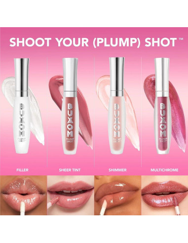Suero Labial Voluminizador Buxom Plump Shot 40g Cromo Nude