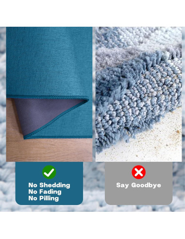 Alfombra de Baño Yancorp 40.6x66cm Antideslizante Azul