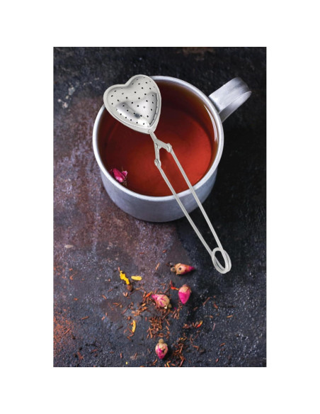 Infusor de Té HIC Kitchen Corazón Acero Inoxidable Juego de 2 Infusor de Té HIC Kitchen Corazón Acero Inoxidable Juego de 2