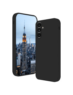 Funda de Silicona Líquida Wousunly para Samsung Galaxy A24 - Negro
