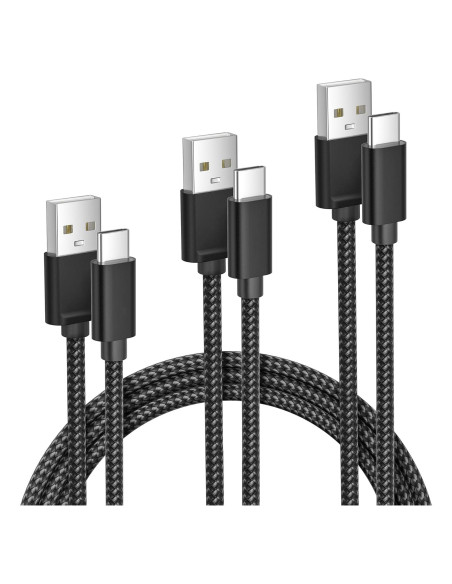 Cable de Carga USB C Elebase 3 en 1 para AirPods y iPhone Cable de Carga USB C Elebase 3 en 1 para AirPods y iPhone
