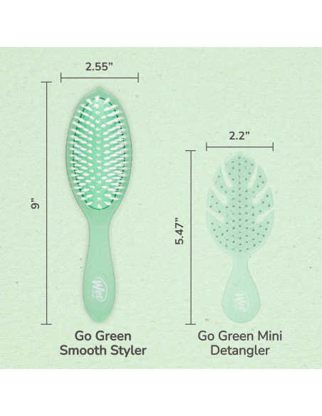 Cepillo Wet Brush Go Green - Tratamiento Aceite de Árbol de Té Cepillo Wet Brush Go Green - Tratamiento Aceite de Árbol de Té