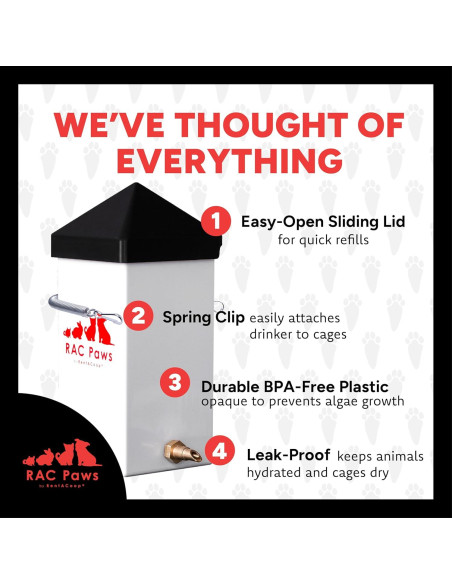 Bebedero Automático RentACoop 1L con Boquilla de Latón Sin Goteo Bebedero Automático RentACoop 1L con Boquilla de Latón Sin Goteo