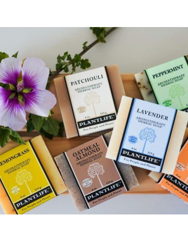 Jabón de Barra Pachulí Plantlife 113g - Hidratante y Calmante
