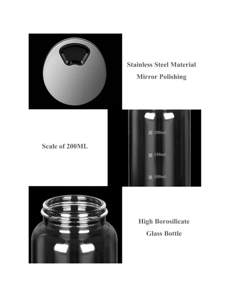 Salero y Pimentero Verdental 200ml Vidrio Transparente Salero y Pimentero Verdental 200ml Vidrio Transparente