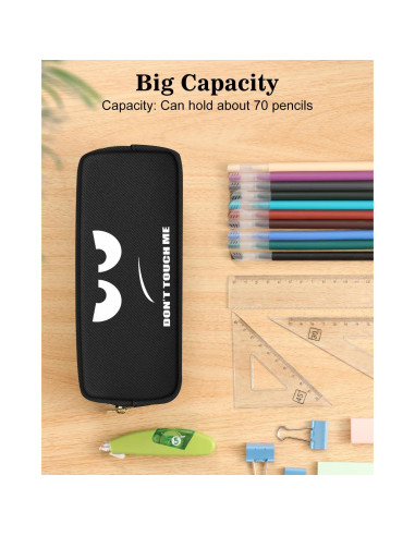 Estuche de Lápices FINPAC Negro Gran Capacidad 20.5x8.5x6cm