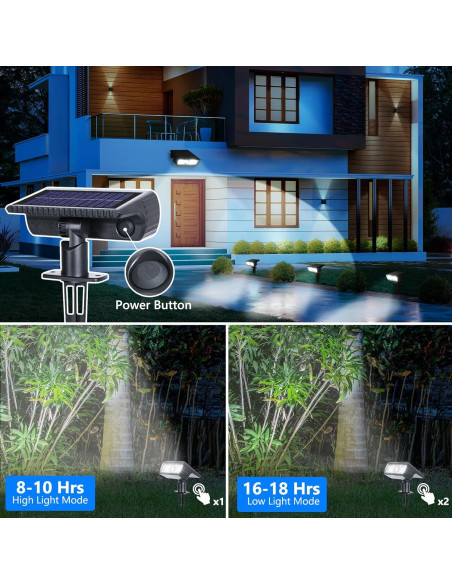 Luces Solares Toodour 4 Pzas, Impermeables para Jardín Luces Solares Toodour 4 Pzas, Impermeables para Jardín
