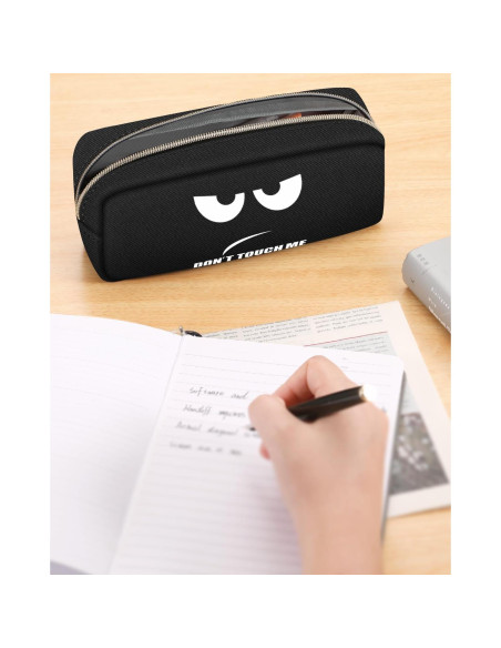 Estuche de Lápices FINPAC Negro Gran Capacidad 20.5x8.5x6cm Estuche de Lápices FINPAC Negro Gran Capacidad 20.5x8.5x6cm