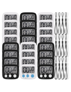 Temporizador Digital de Cocina Weewooday 24 Piezas Magnético