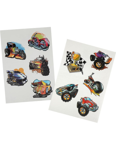 Tatuajes Temporales HoloToyz AR 10 Diseños 3D para Niños