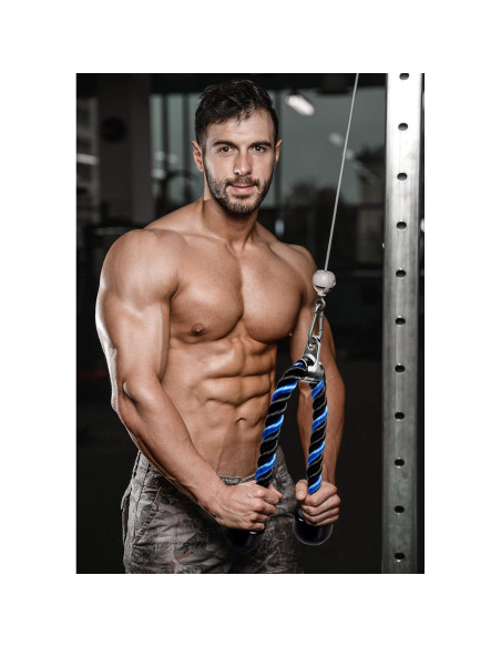 Cuerda de Tríceps AWEFRANK 68.58 cm Antideslizante para Gimnasio Cuerda de Tríceps AWEFRANK 68.58 cm Antideslizante para Gimnasio