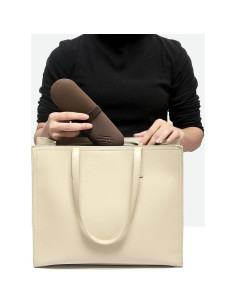 Bolsa Organizadora de Pinceles de Maquillaje JDZJUCHU Café 2