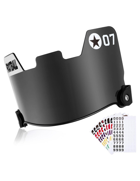 Visera para Casco de Fútbol Copkim con Pegatinas y Clips Visera para Casco de Fútbol Copkim con Pegatinas y Clips