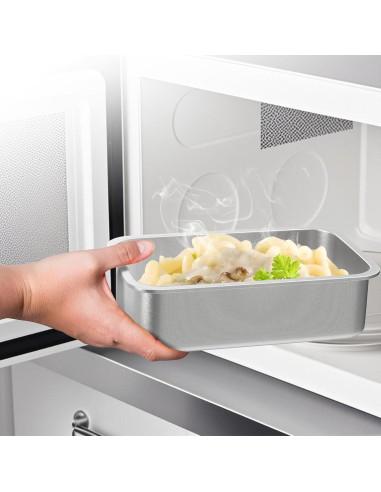 Caja Bento Acero Inoxidable Bakpoco 1250ml A Prueba de Fugas