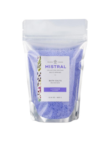 Sal de Baño Mistral 650g Lavanda Mar Mediterráneo