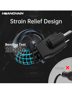 Cable de Extensión HUANCHAIN 7.62m Impermeable 16AWG 13A 2
