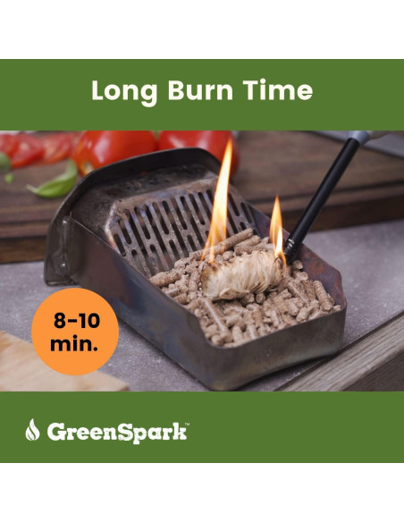 Encendedores de fuego GreenSpark 70 piezas naturales para BBQ Encendedores de fuego GreenSpark 70 piezas naturales para BBQ