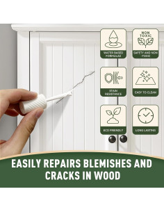 Pintura para Reparación de Madera DWIL 44.36 ml Secado Rápido Negro 2