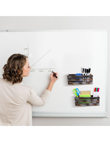 Soporte Magnético para Marcadores de Pizarra Tatuo - 4 Piezas Madera Soporte Magnético para Marcadores de Pizarra Tatuo - 4 Piezas Madera