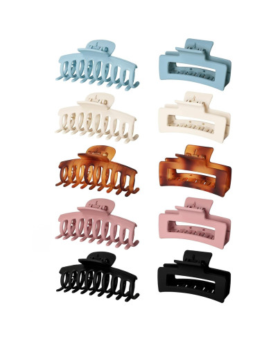 Clips de Garra para Cabello Vsiopy - 10 Piezas 8.89 cm