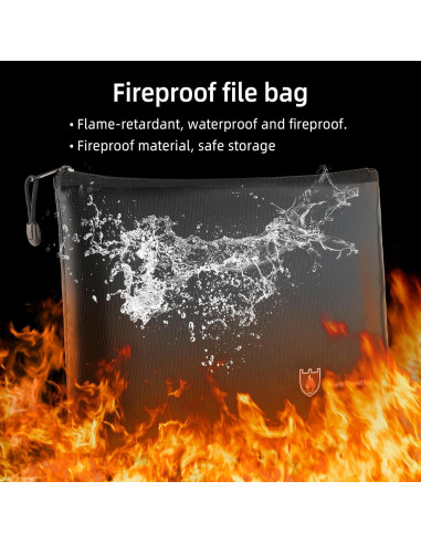 Bolsa de Documentos Ignífuga BONDUN 91x61 cm Negra
