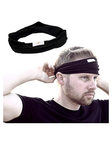 Banda para la Cabeza Fabrixx de Fitness Orgánico - Unisex, Algodón Premium