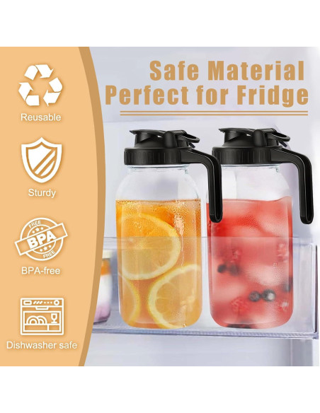 Tapa de vertido FyndraX para frascos Mason de boca ancha - 2 unidades Tapa de vertido FyndraX para frascos Mason de boca ancha - 2 unidades