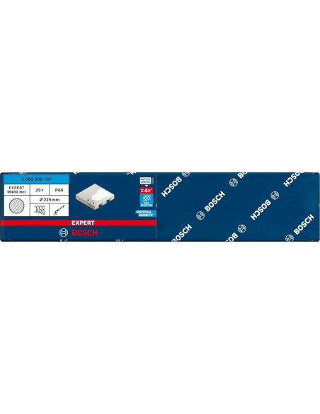 Red de Lijado Bosch Expert M480  225 mm Grano 80 - 25 Piezas Red de Lijado Bosch Expert M480  225 mm Grano 80 - 25 Piezas
