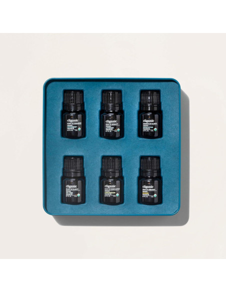 Set de Aceites Esenciales Orgánicos Cliganic - 6 Piezas 100% Puro Set de Aceites Esenciales Orgánicos Cliganic - 6 Piezas 100% Puro