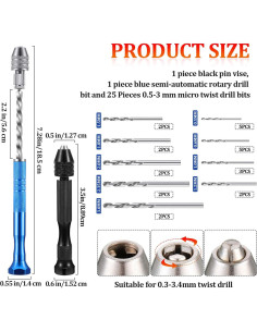 Juego de Brocas Manuales Mudder 27 Piezas Semiautomático 2