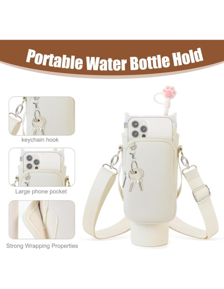 Bolsa Portabotellas de Agua Scandihome 40 oz Neopreno Ajustable Bolsa Portabotellas de Agua Scandihome 40 oz Neopreno Ajustable