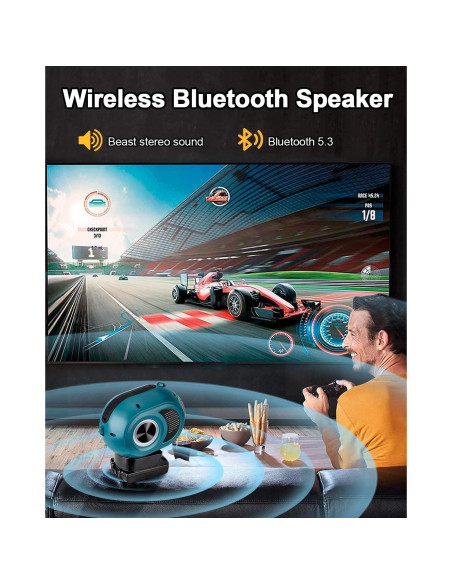 Altavoz Bluetooth Inalámbrico Adisipsoarin YXDZ-009 30W Altavoz Bluetooth Inalámbrico Adisipsoarin YXDZ-009 30W