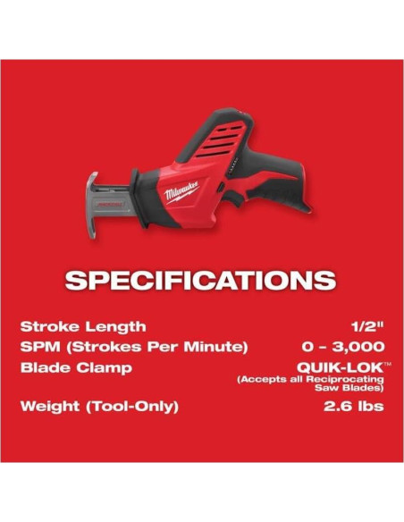 Sierra Recíproca Inalámbrica Milwaukee M12 12V 1.19kg Sierra Recíproca Inalámbrica Milwaukee M12 12V 1.19kg